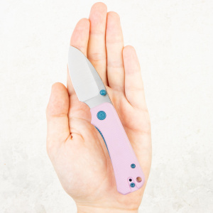 Нож CIVIVI Baby Banter, Satin Nitro-V, G10 Pink Handle, C19068S-10 - складной туристические ножи из стали